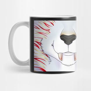 Fantasy Saber Mask White Mug